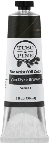 Miniatura 163 de Tusc & Pine Pintura al óleo Artist – Alizarin Crimson, 1.4 fl oz, sin amarilleo, consistencia rica y cremosa, carga máxima de pigmento, pinturas al