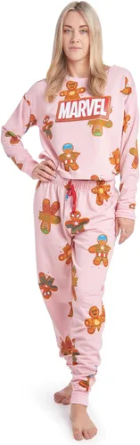 Miniatura 2 de Marvel Camisa y pantalones de pijama de Navidad para mujer de Avengers