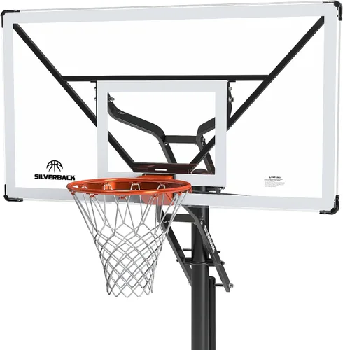 Miniatura 15 de Silverback NXT. Canasta de baloncesto en tierra de 152 cm con tablero de altura ajustable y diseño QuickPlay NXT 60