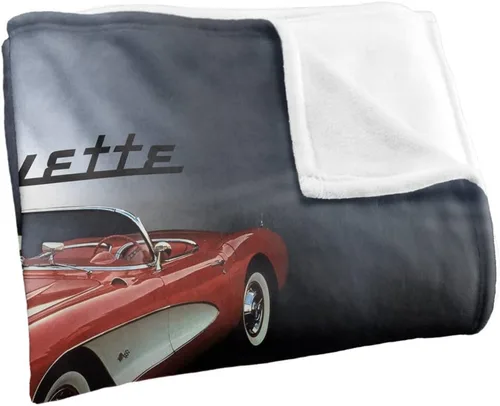 Miniatura 3 de Trevco Chevrolet Corvette Shine Silky Touch - Manta súper suave de 36 x 58 pulgadas