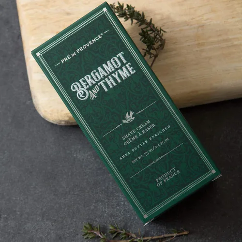 Miniatura 3 de Pre de Provence Brocha de Afeitar con mango de aluminio para hombres con espuma rápida, Crema de afeitar