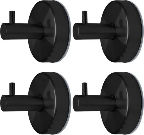 Miniatura 27 de Paquete de 4 ganchos adhesivos dorados para toallas, ganchos autoadhesivos de acero inoxidable para abrigo, gancho para colgar en la pared