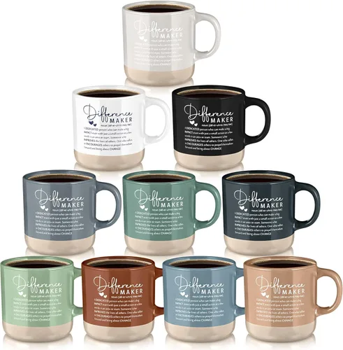 Miniatura 11 de Didaey 10 tazas de agradecimiento a granel CNA Week Gifts Bulk 13 oz Tazas de café de cerámica inspiradoras May You Be Proud Regalo