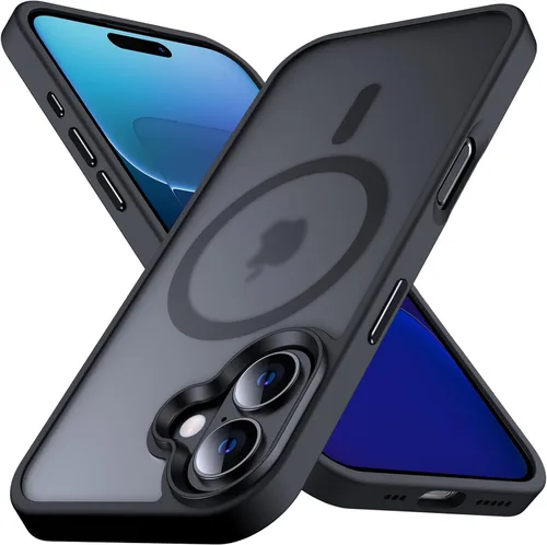 Miniatura 27 de Anqrp Funda magnética a prueba de golpes para iPhone 11, [compatible con MagSafe] [probada contra caídas de grado militar] Funda delgada de silicona