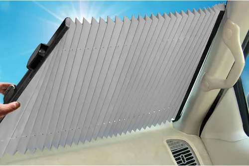 Miniatura 5 de Dash Designs, Inc.Retractable 21 Inches Windshield Sunshade for Honda HR-V 2023-2024 (Silver)
