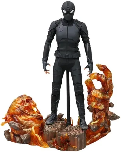 Hot Toys Movie Masterpiece Figura de acción a escala 1/6 Spider-Man (traje sigiloso) MMS541 Lejos de casa versión de lujo Tom Holland