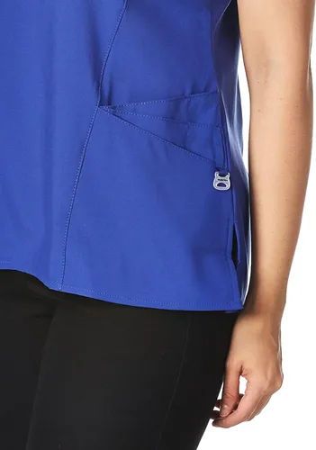Miniatura 2 de WonderWink W123 6455 Top cruzado falso para mujer