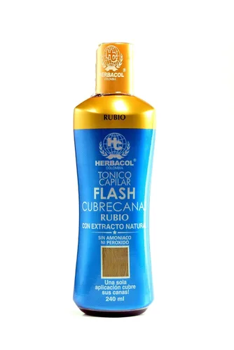 Miniatura 4 de Herbacol Cubierta de cabello gris rubio "Flash" Sin amoníaco ni peróxido Herbacol Rubio "Flash" Cubrecanas Sin Amoniaco ni Peroxido 8.1