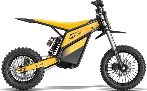 Miniatura 14 de Heybike Villain - Motocicleta eléctrica de motocross de 4160 W E con batería de 52 V 26 AH, motocicleta eléctrica de neumático grueso de 14