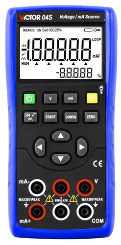 Miniatura 3 de Victor/RuoShui Calibración multifunción 71B/71A 4-20mA Generador de señal DDS Calibración multifunción Voltaje de corriente Señal Presión Termopar
