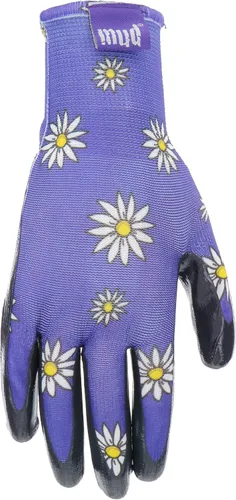 Miniatura 2 de Mud Grip - Guantes de jardinería para mujer con revestimiento de nitrilo plano y revestimiento de nitrilo Violeta