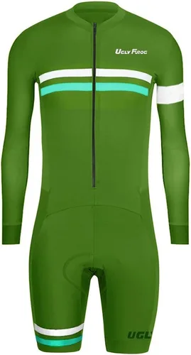 Miniatura 91 de UGLY FROG Traje de triatlón para hombre de manga corta Jersey de piernas cortas Skinsuit Tri Kit Ciclismo Skinsuit Team Bike Ropa