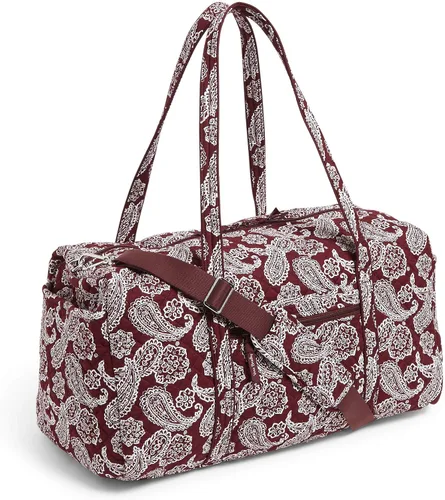 Miniatura 3 de Vera Bradley Women's Cotton Collegiate Large Travel Duffle Bag (Multiple Teams Available)