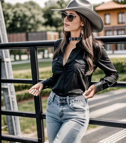 Miniatura 2 de Manfnee Gargantilla punk con cuello de espiga, collar de cuero sintético, pulsera ajustable gótica