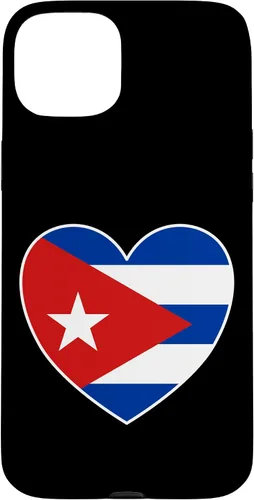 Miniatura 9 de iPhone 13 Pro Max I Heart Cuba - Divertida funda con bandera cubana