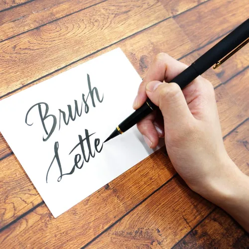 Miniatura 4 de Kuretake Puntas de repuesto para pluma estilográfica, cerdas naturales, punta de pincel flexible para letras, caligrafía, ilustración, arte