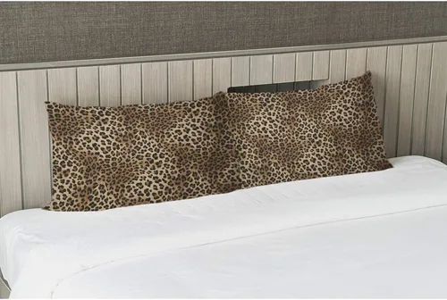 Miniatura 4 de EKOBLA Funda de almohada con estampado de leopardo, estampado de safari, diseño de animales salvajes, piel de leo, guepardo, tigre, decoración