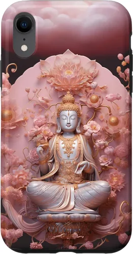 Miniatura 24 de iPhone 16 Pink Buddha - Lotus Flower - Spiritual Buddhism Buddhist Case