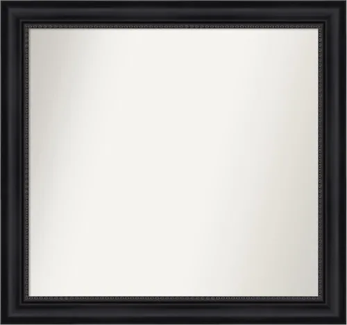 Miniatura 128 de Amanti Art Espejo personalizado, espejo de baño negro Astor, espejo de pared o espejo de tocador de baño sobre el fregadero (25 x 25 pulgadas)