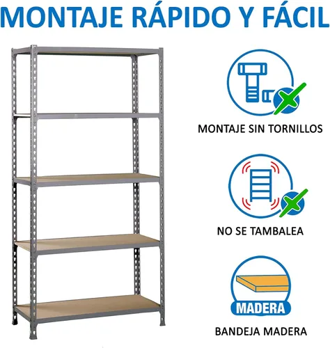 Miniatura 5 de KIT MADERCLICK PLUS 5/300 GRIS/MADERA