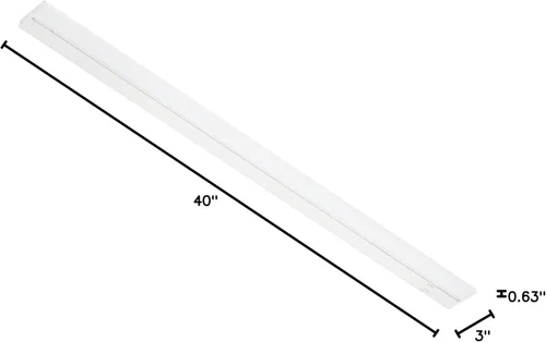 Miniatura 10 de LAGOM Luz Halo para debajo del gabinete, LED regulable con cableado de 40 pulgadas, 2700 K/4000 K/5000 K, cable de alimentación se vende por Blanco