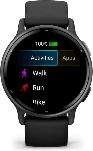 Miniatura 4 de Garmin vivoactive 5 - Reloj inteligente con GPS de salud y fitness para hombres y mujeres con bisel de aluminio pizarra, caja negra y banda