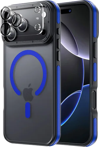 Miniatura 47 de Tigowos Magnetic Guardian - Funda diseñada para iPhone 11 Pro [probada en caídas de grado de 10 pies y compatible con MagSafe] Funda delgada Negro