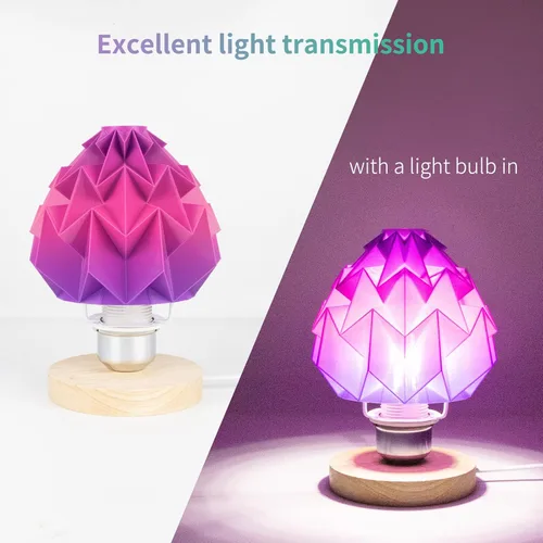 Miniatura 5 de IEMAI Paquete de filamento PETG de 0.069 in, filamento de impresora 3D multicolor translúcido degradado de hasta 23.622 in/s de impresión rápida, 4