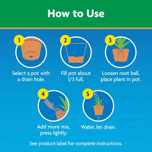 Miniatura 8 de Miracle-GRO Mezcla para macetas con control de humedad, para plantas en contenedor, protege contra el riego excesivo y insuficiente, 16 cuartos