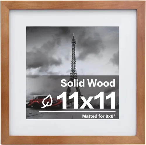 Miniatura 114 de Egofine - Portarretratos de 4 x 6 pulgadas, de madera maciza con plexiglás, para fotos de 3.5 x 5 con paspartú o de 4 x 6 sin paspartú, para colocar