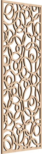 Miniatura 115 de Latrobe Paneles de pared decorativos de madera con calado, 9 3/8 pulgadas de ancho x 24 3/8 pulgadas de alto x 3/8 de alto, roble rojo rojo (Red Oak)
