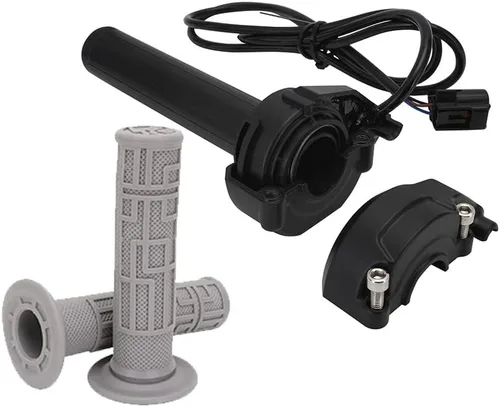 Miniatura 2 de JFG RACING Sur Ron - Acelerador eléctrico Sur Ron Twist con empuñaduras de manillar de goma para Sur Ron S/X Electric Dirt Bike - Gris