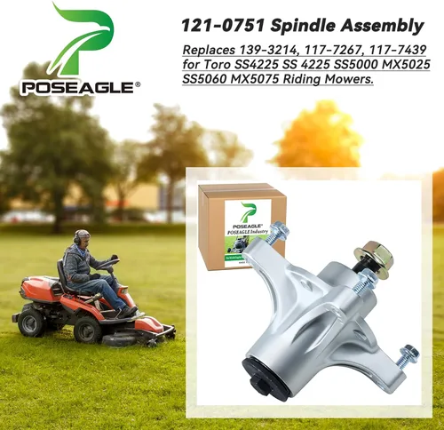 Miniatura 2 de El conjunto del husillo 121-0751 reemplaza el conjunto de husillo Toro 139-3214 117-7267 117-7439 117-7268 139 3214 121 0751 para Toro SS5000 SS4225