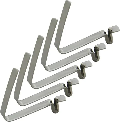 Miniatura 8 de UP100 50 clips de un solo botón de 0.118 in, 0.157 in, 0.197 in, 0.236 in, 0.276 in, 0.315 in, 0.354 in, clip de resorte a presión, clips de resorte