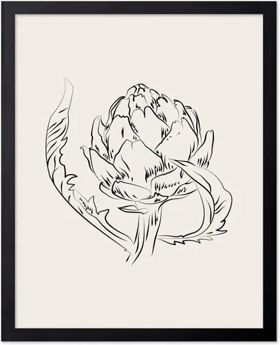 Miniatura 42 de Poster Master Póster de peonías – Estampado de flores retro – Ilustración floral – Ilustración en blanco y negro – Diseño de línea y abstracto