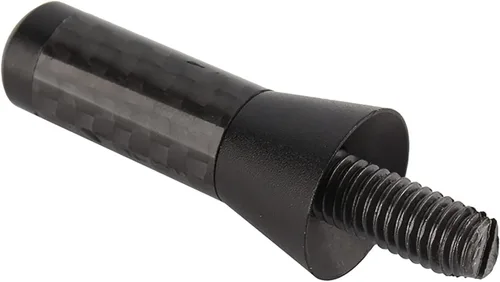 Miniatura 7 de Antena corta para automóvil, 1.4 in/1.38 pulgadas, antena de radio de tornillo de fibra de carbono, antena de decoración corta de aluminio, repuesto