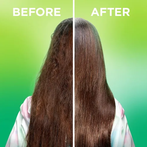 Miniatura 6 de Garnier Hair Care Fructis Sleek & Shine Champú, acondicionador y tratamiento de aceite de argán marroquí, para cabello encrespado y seco. Elegante