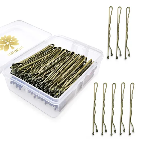 Miniatura 11 de KANPRINCESS Kit de 100 horquillas de 2 pulgadas para el cabello, pinzas de sujeción segura para mujeres y niñas, salón de peluquería con caja