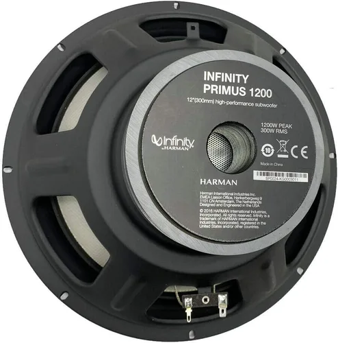 Miniatura 4 de Infinity Primus 1200 - Subwoofer de audio para automóvil de 12 pulgadas, 1200 W, potencia máxima, 4 ohmios