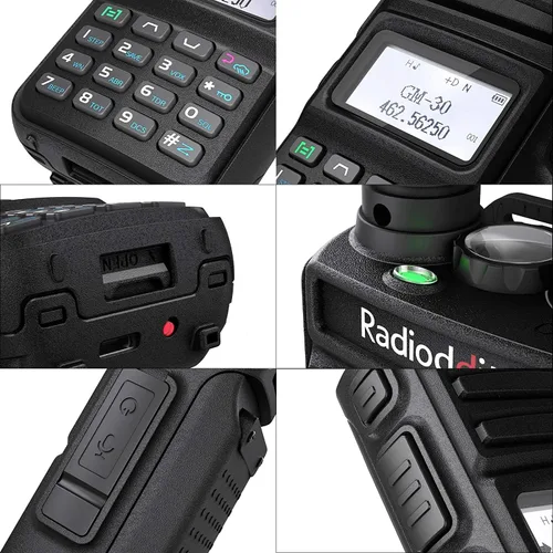 Miniatura 6 de Radioddity GM-30 GMRS Radio portátil de 5 W de largo alcance radio bidireccional para adultos, compatible con repetidor GMRS, con escaneo