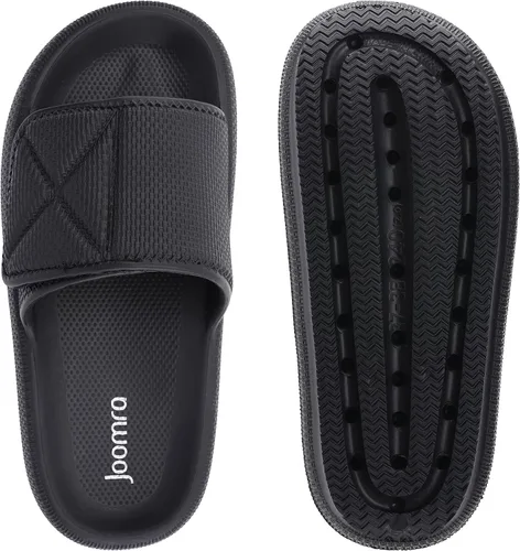 Miniatura 8 de Joomra Slides for Women and Men Recovery Pillow Slippers Diabetic Sandals Adjustable Strap Dual Cushioned Thick Sole