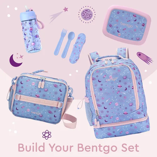 Miniatura 5 de Bentgo Kids Prints, 2 en 1, Mochila y lonchera aislada