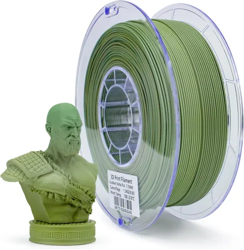 Miniatura 31 de ZIRO - Filamento PLA para impresora 3D de 0.069 pulgadas, filamento sedoso brillante multicolor para impresora 3D, cambio gradual de color PLA