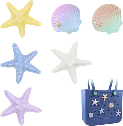 Miniatura 7 de WORBSS - Dijes para bolsa Bogg – Dijes simples y modernos para bolsa de playa – Accesorios Simply Southern Beach Tote Accesorios Inserto decorativo