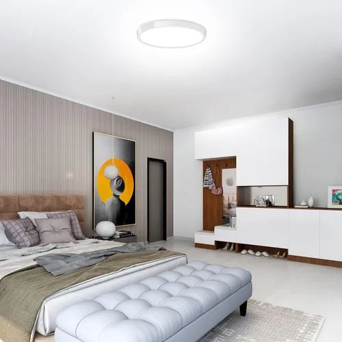 Miniatura 7 de Lámpara de techo LED de montaje empotrado, lámpara de techo LED moderna de 9 pulgadas, 18 W, 5000 K, luces de techo delgadas de perfil bajo