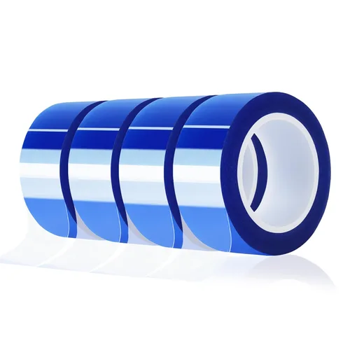 Miniatura 9 de MEBMIK 6 rollos de 20 mm x 16 m (52 pies) Cinta térmica azul de alta temperatura, cinta resistente al calor, cinta de transferencia de calor