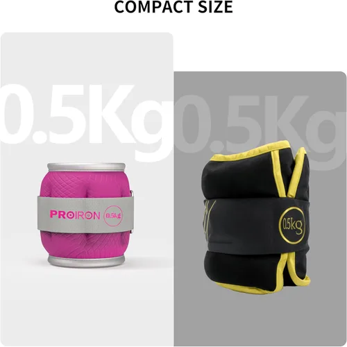 Miniatura 3 de PROIRON Ankle Weights for Women, Leg Weights for Men, Ankle and Wrist Weights 2/4/6/8LBS，Reflective Arm Weights for Jogging，Gymnastics，Aerobics