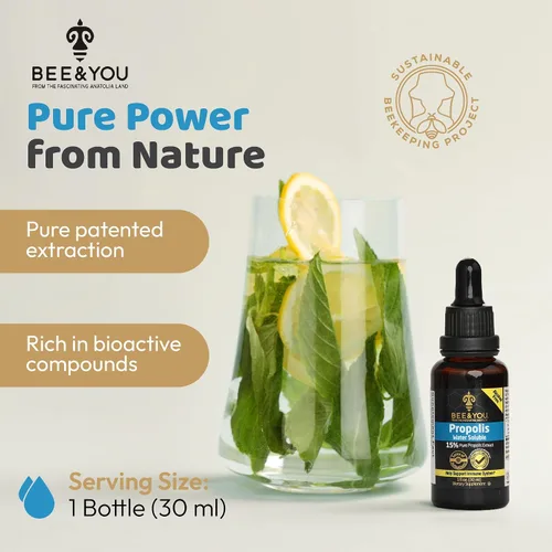 Miniatura 2 de Bee and You Extracto de propóleo puro natural, soluble en agua, propóleos de abeja, alta potencia, suplemento de apoyo inmunológico ultra puro