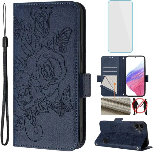 for Nothing CMF Phone 1 - Funda para teléfono y protector de pantalla con bloqueo RFID, ranura para tarjetas, soporte en relieve, para teléfono