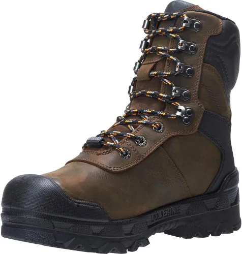 Miniatura 5 de Wolverine Warrior, hombre, marrón, punta comp, EH, Mt, WP, bota de 8 pulgadas, Marrón